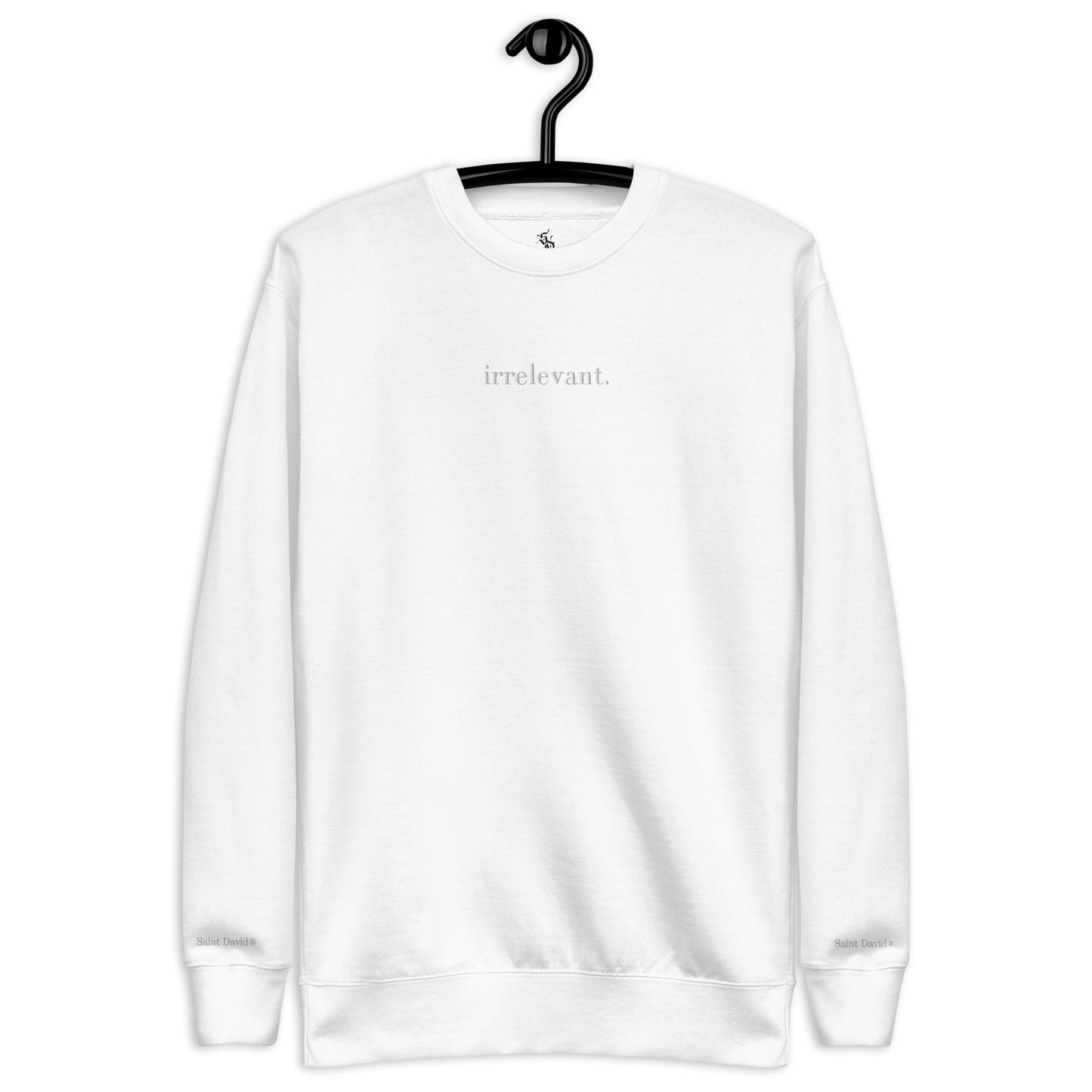 irrelevant. Sweatshirt